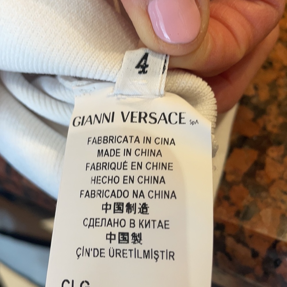 white Versace Collection top - Picture 7 of 8